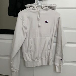 White Champion Hoodie